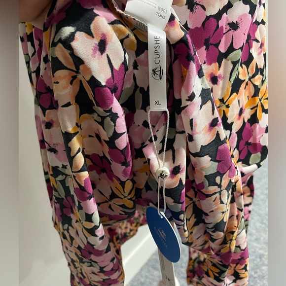 CUPSHE Floral Dress W/ Open Back NWT - Picture 6 of 7